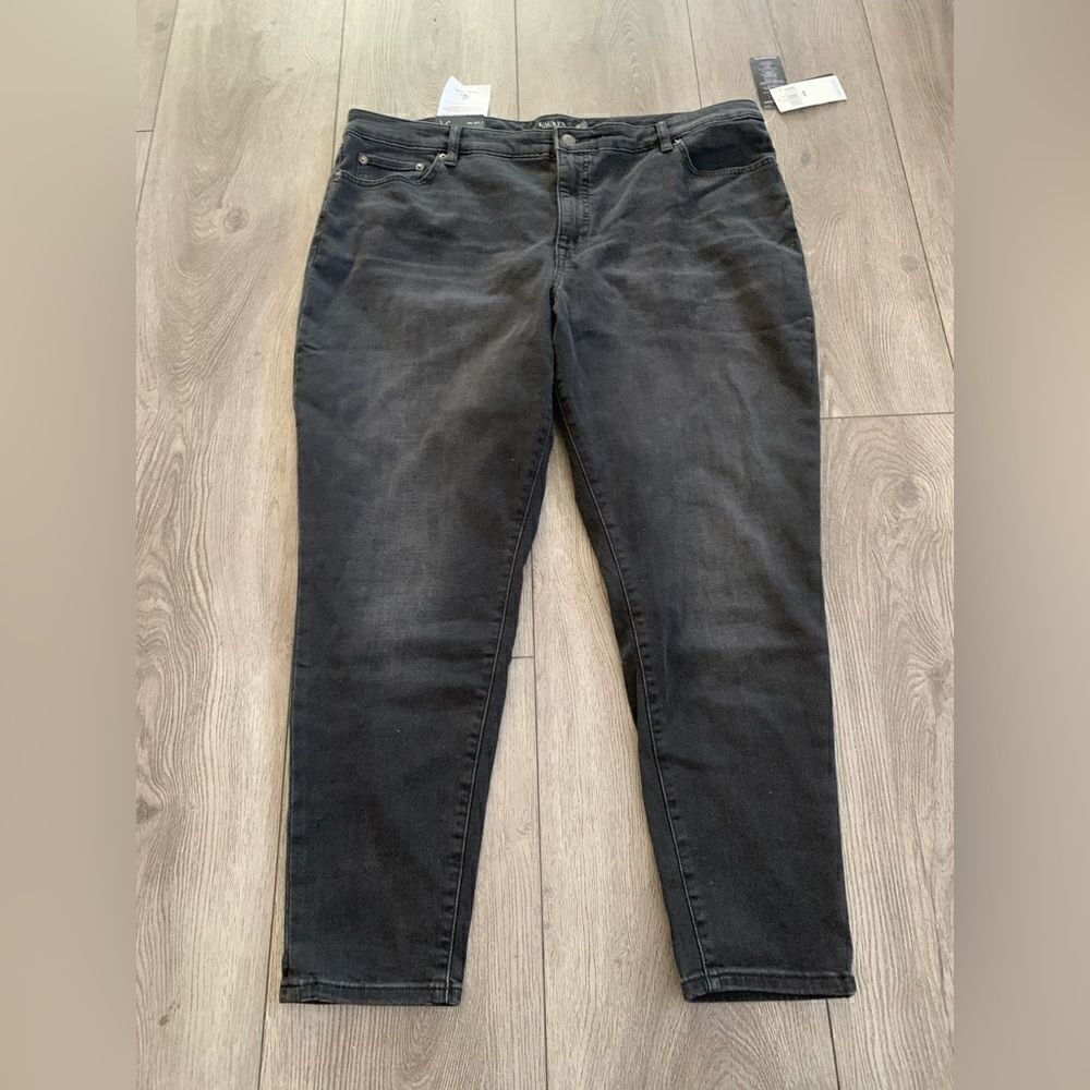 Ralph Lauren high rise skinny ankle super stretch